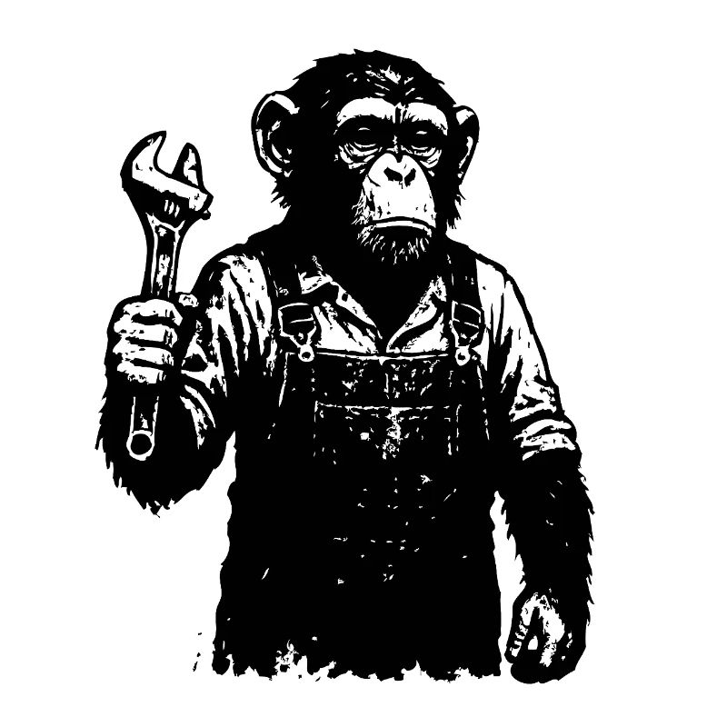 Labour Day Monkey Worker
