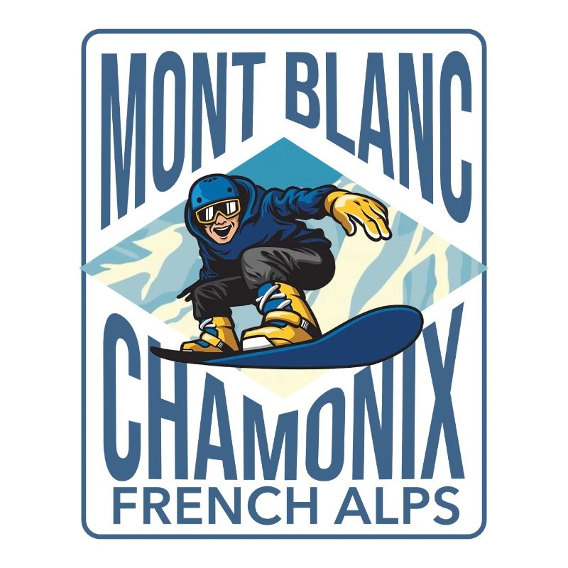 Chamonix Mont Blanc Snowboarding 3