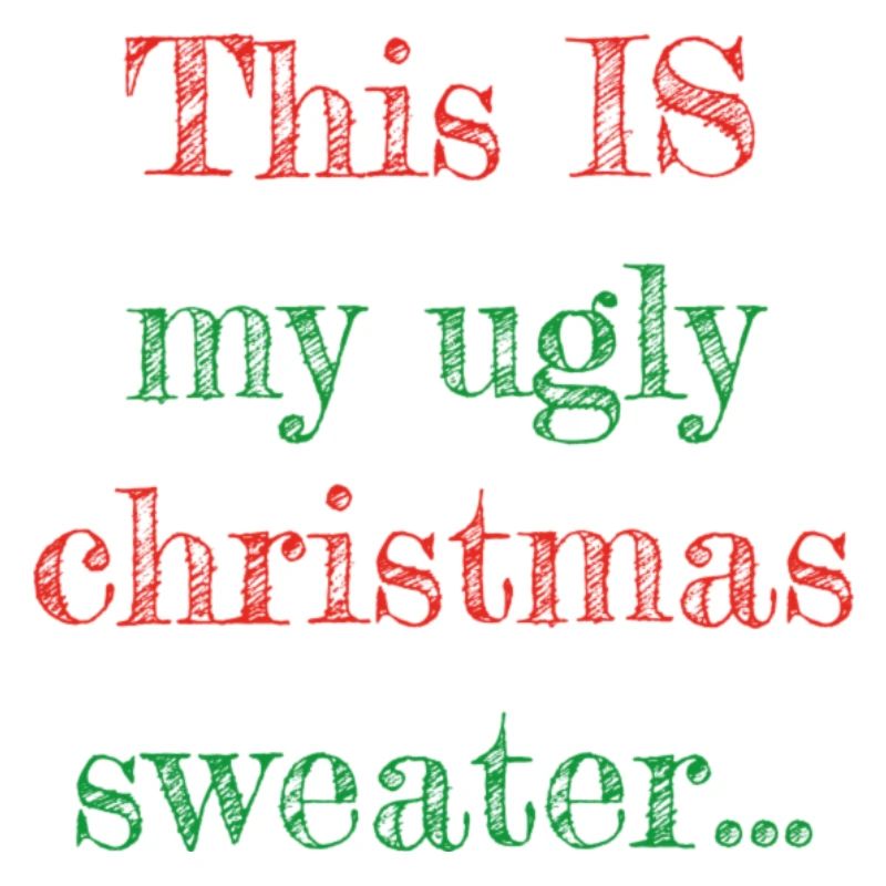 Pull de Noël moche