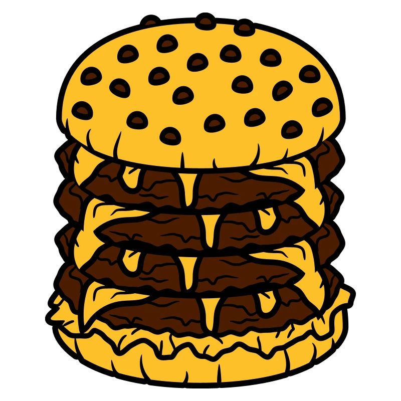 conception haute multiple hamburger cool hamburger