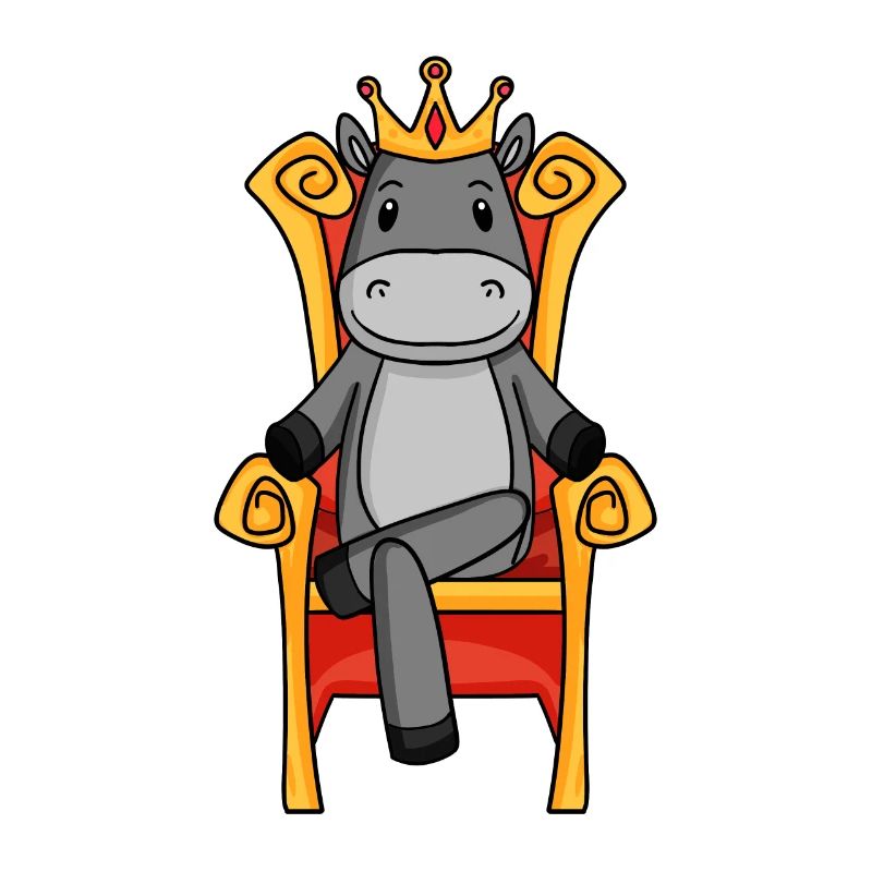 King Donkey - Throne Queen Ruler