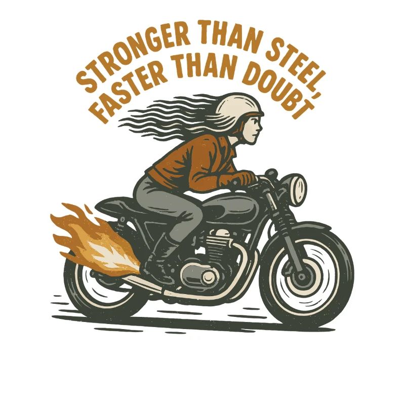 Moto plus forte que l’acier, plus rapide que le doute