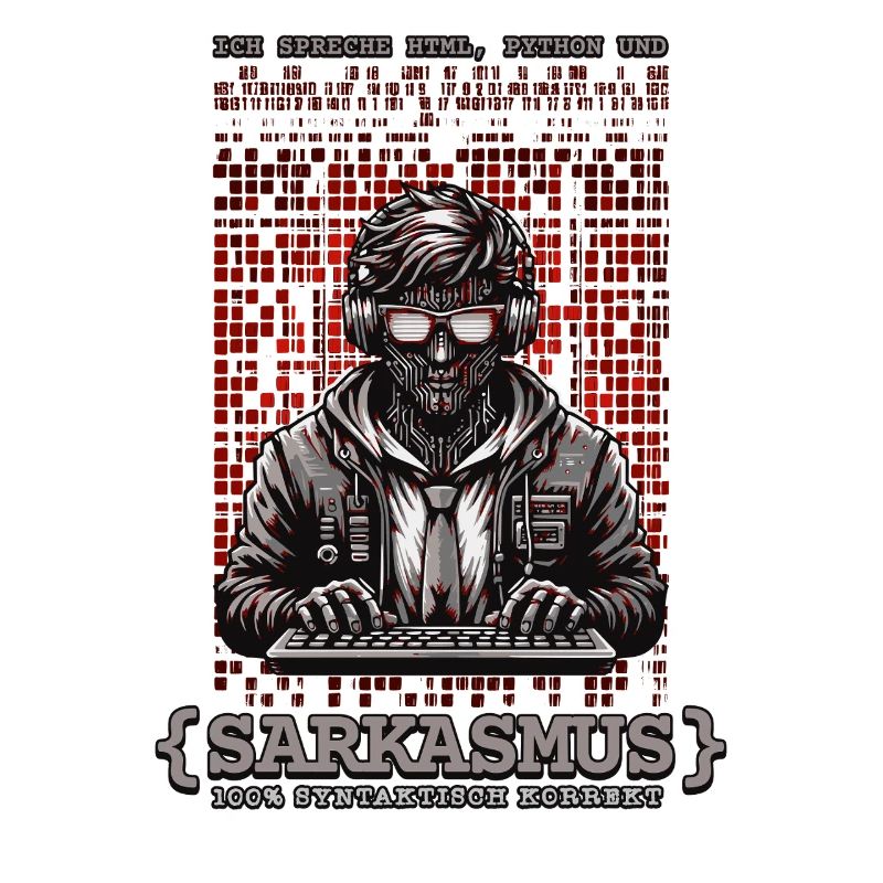 Ich spreche HTML Python und Sarkasmus