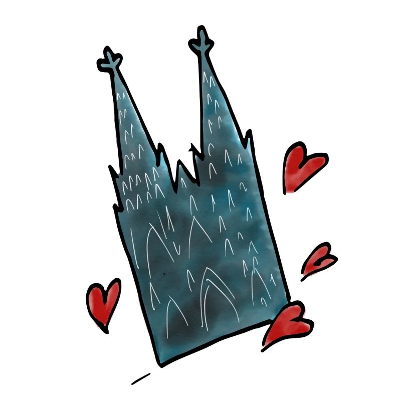 Kölsche Sticker Dom