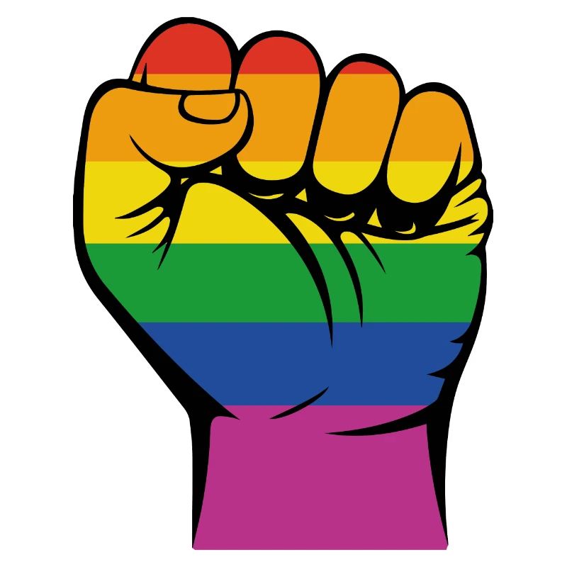 Faust im Regenbogendesign - Geschenk