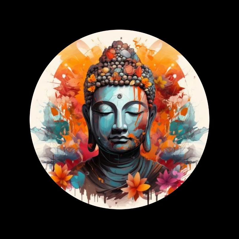 T-shirt Sérénité Bouddha Marque Vibration Positive