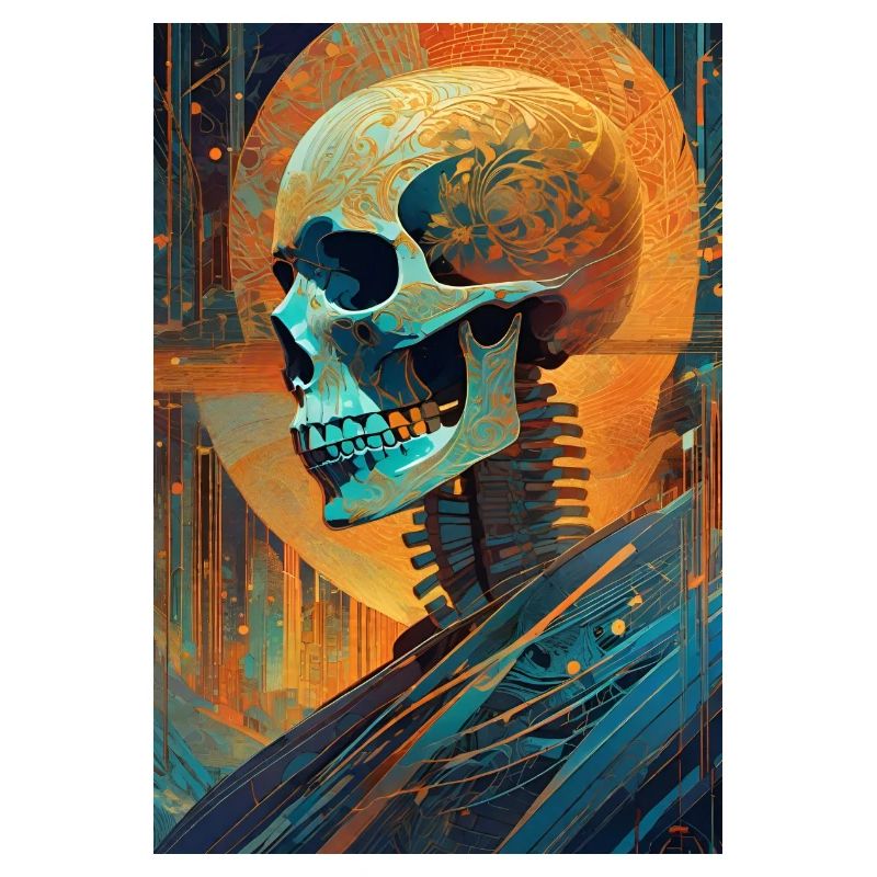 Futuristic skeleton