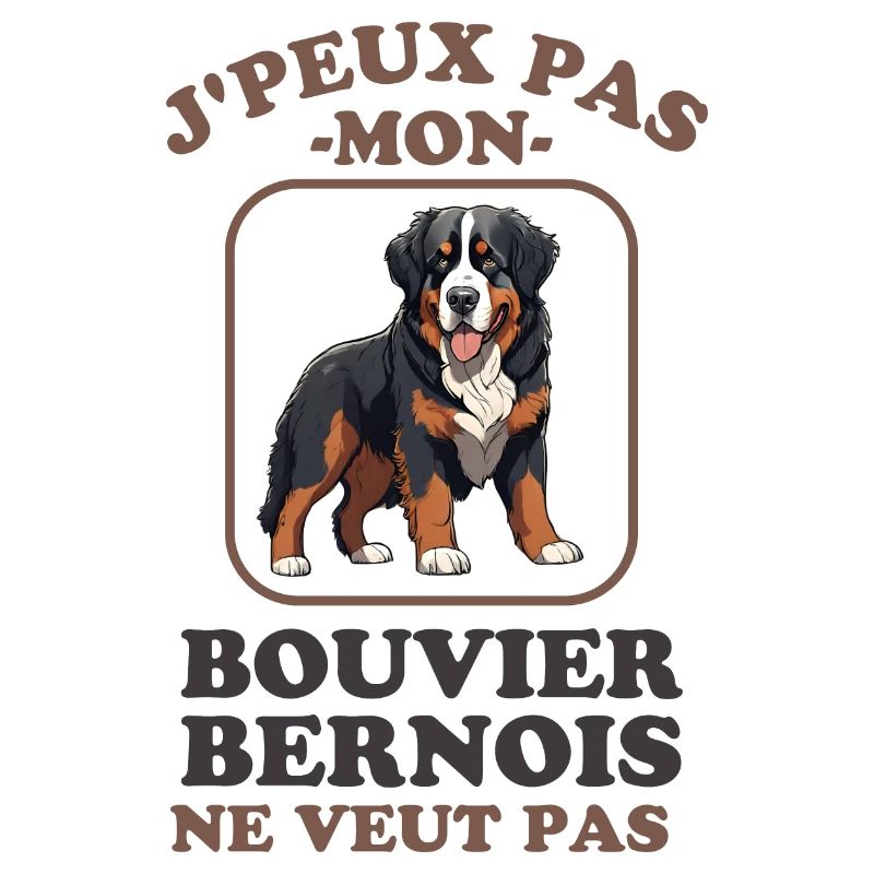 Chien de race bouvier bernois chien mignon