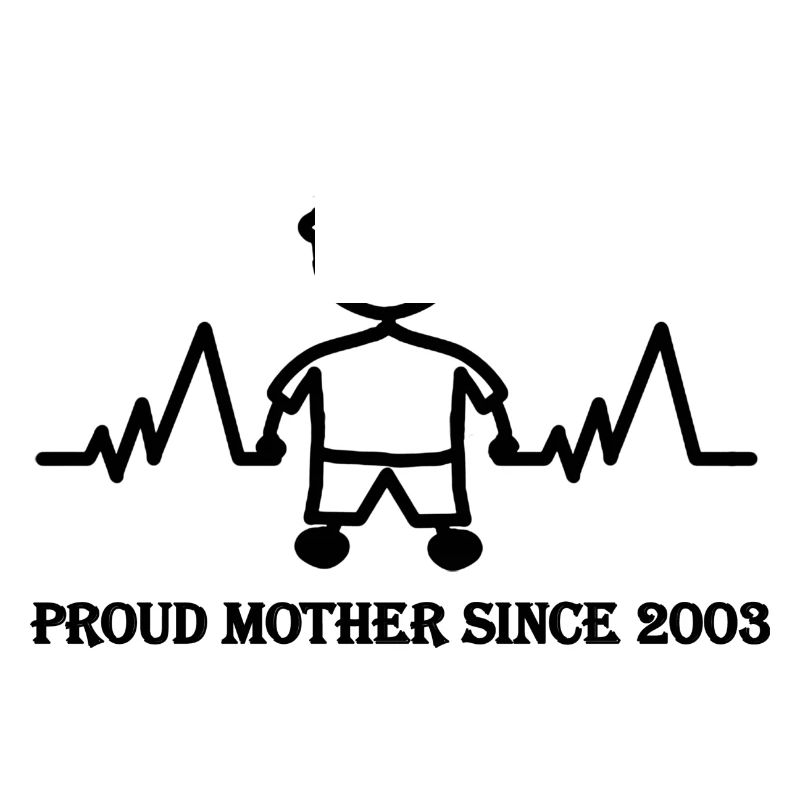 Stolzer Mutter seit 2003 eines Jungen