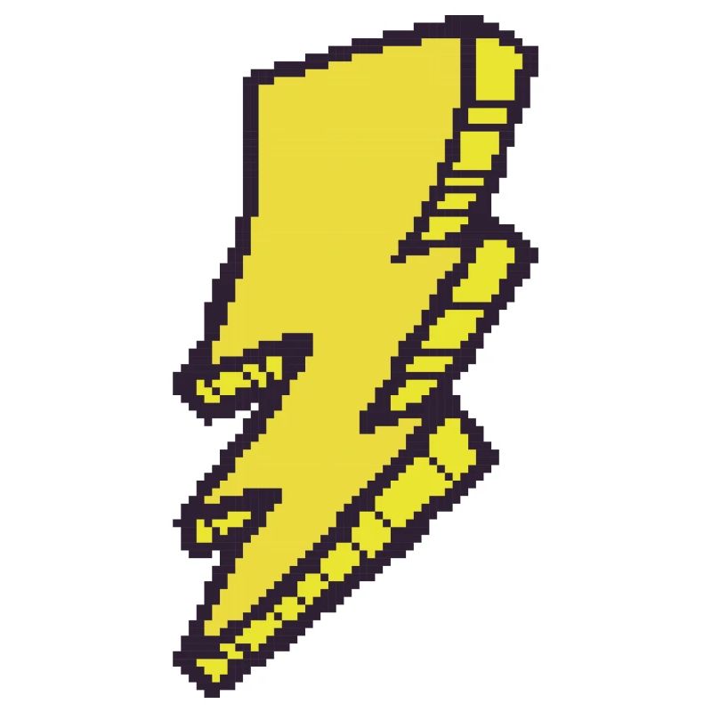 Pixel-Art Lightning