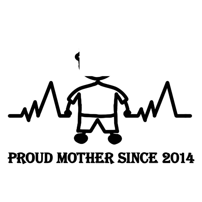 Stolzer Mutter seit 2014 eines Jungen