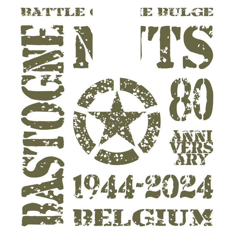 AVM Bastogne NUTS 80e anniversaire 1944 2024 Vert