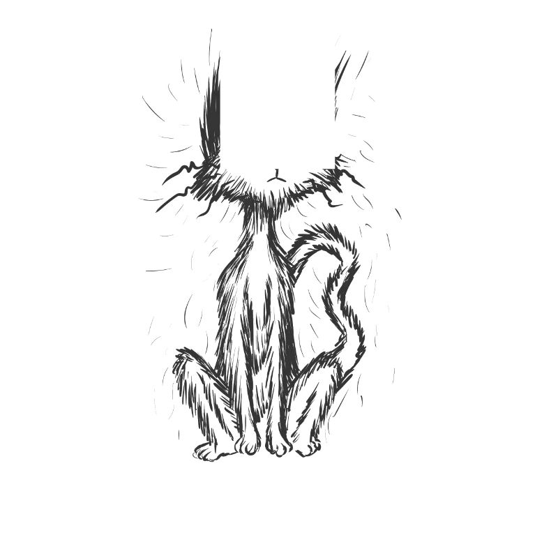 Gothic Cat Horror Melancholy