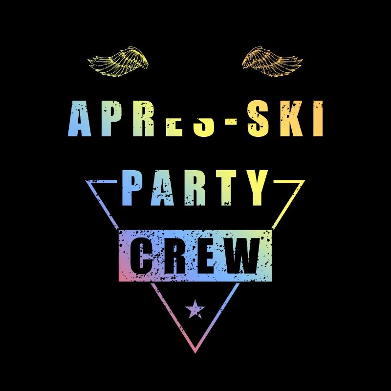 Apres Ski Team Spruch Bunt