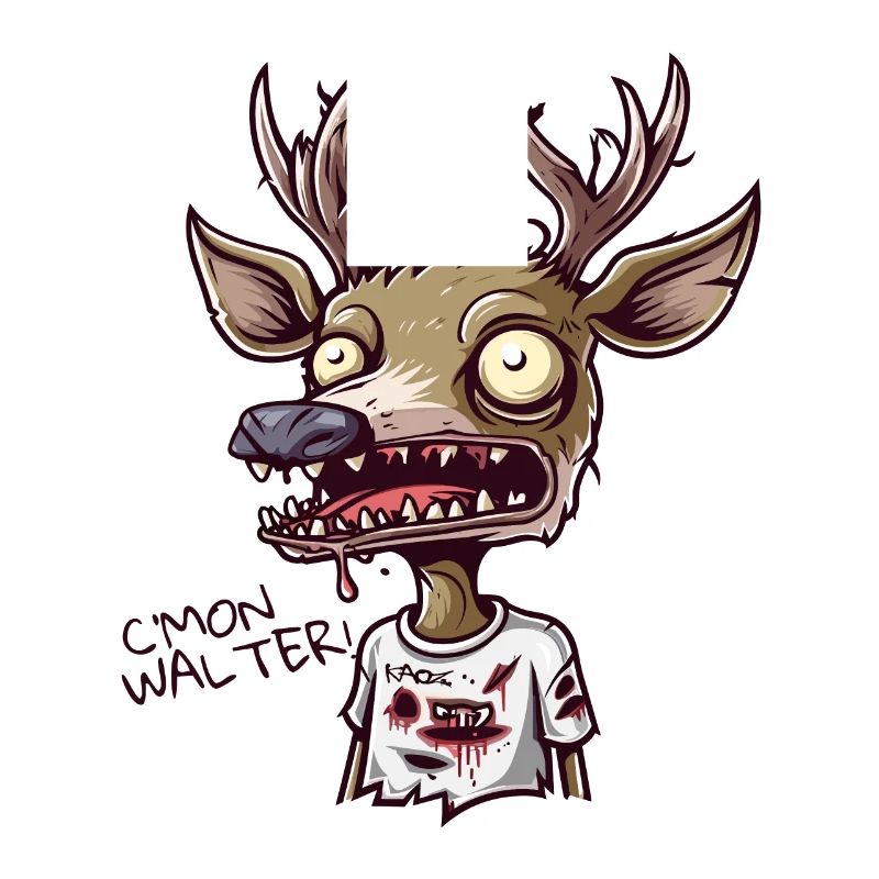 A completely broken reindeer asks Walter for more