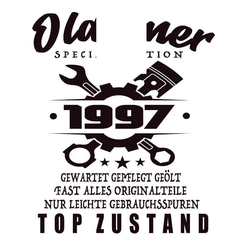 Oldtimer Special Edition Modell 1997 Geburtstag