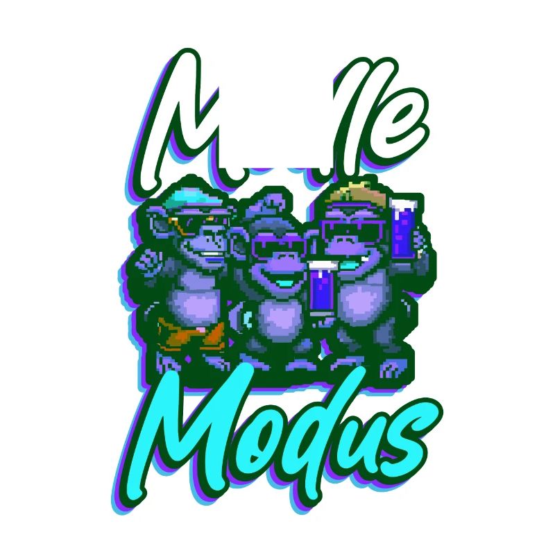 Malle Modus Affe Bier Party Mallorca