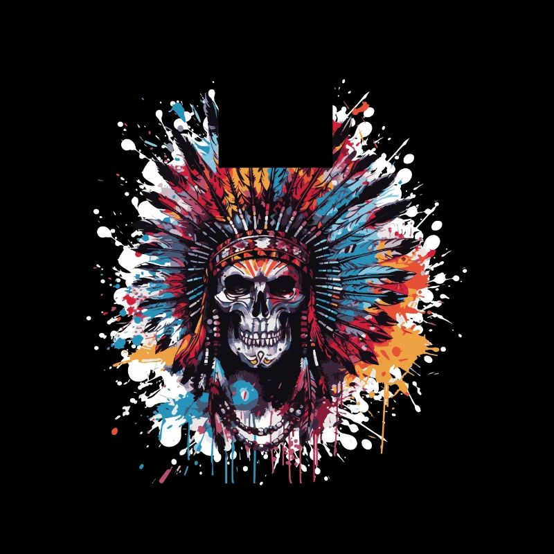 Indian Chief Skull