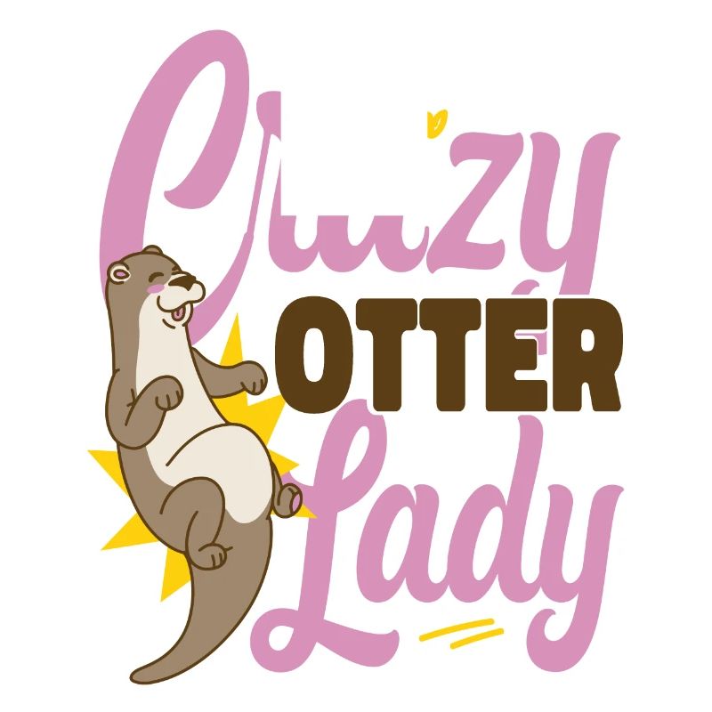 Otter Crazy Otter Lady