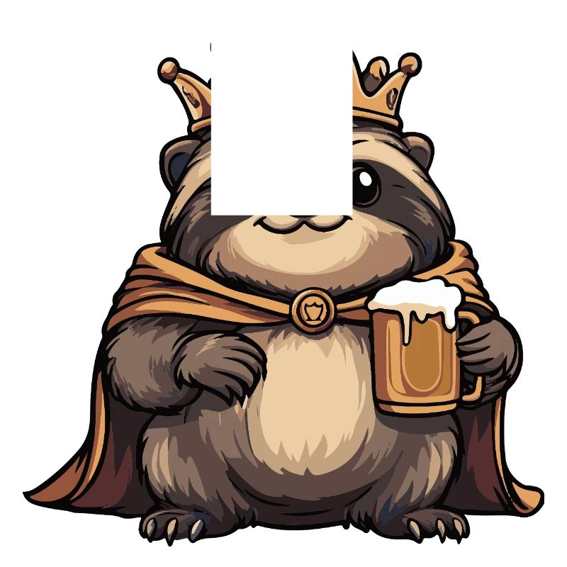 Faultier Bier Lustig