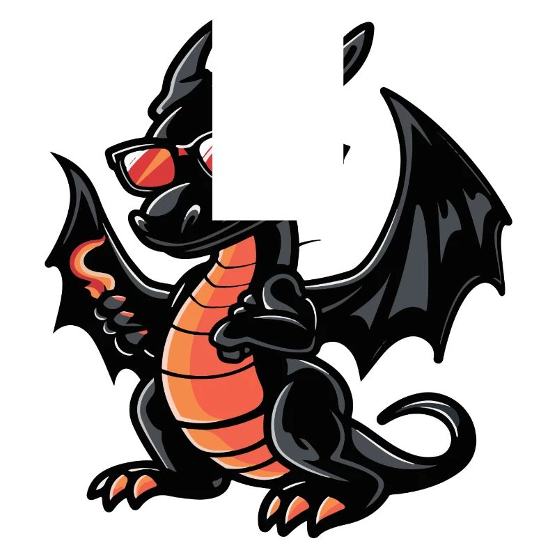 Drache Comic Cool