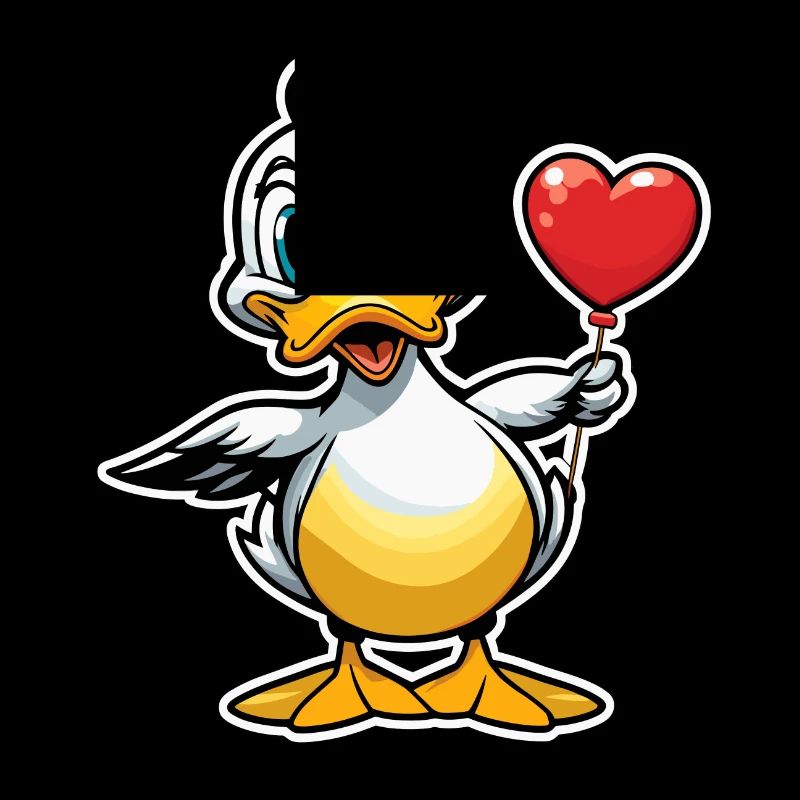 Coeur de canard - Saint-Valentin