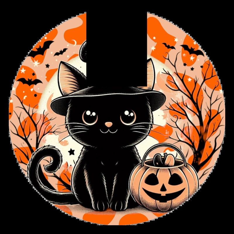 Kätzchen Hexe Halloween