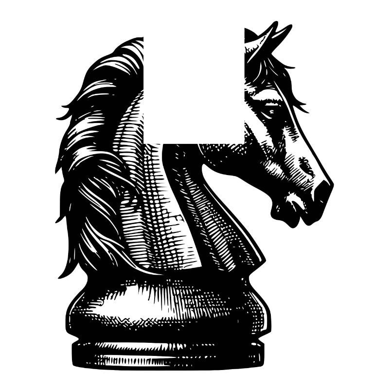 Schachspiel Schachfigur Springer Pferd