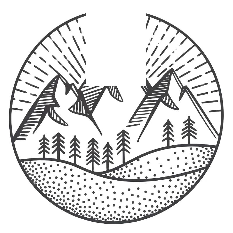 Mountain drawing