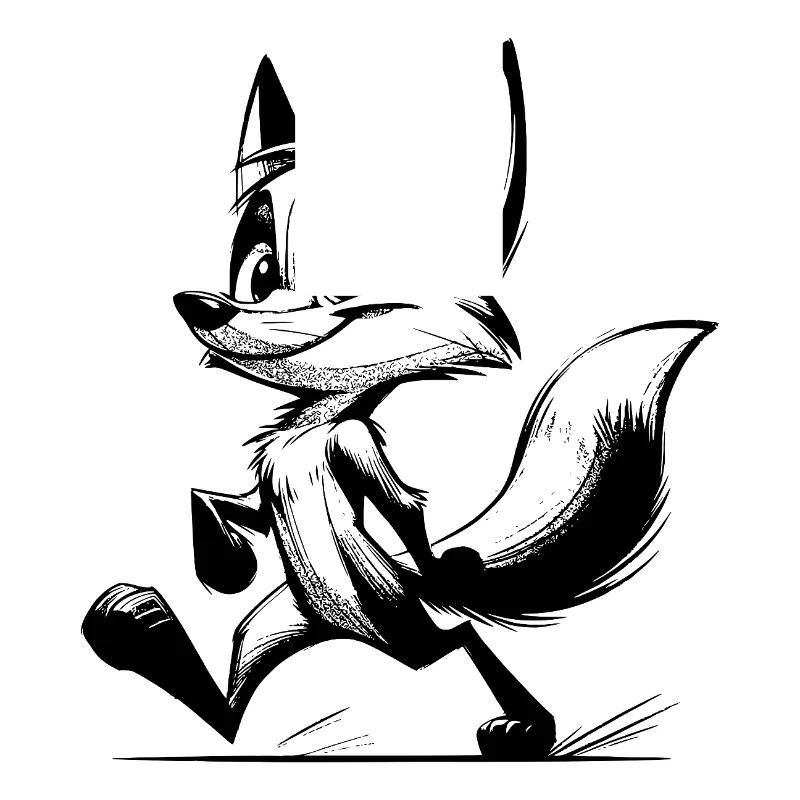 Fox Drawing Sly Fox