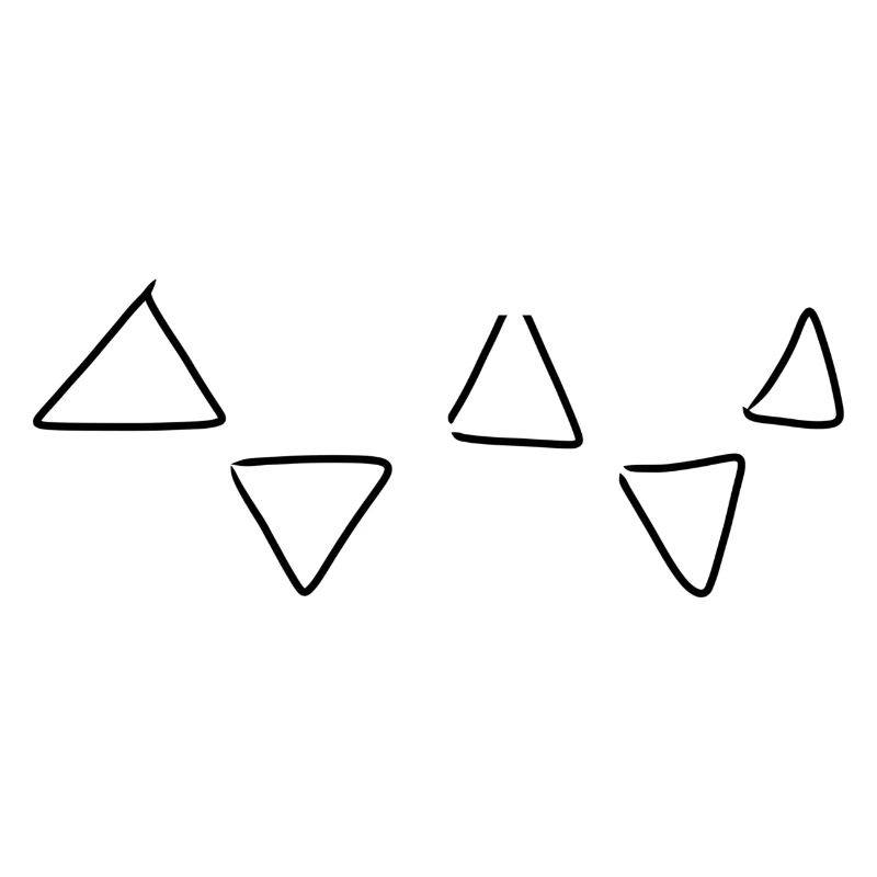 Triangular pattern