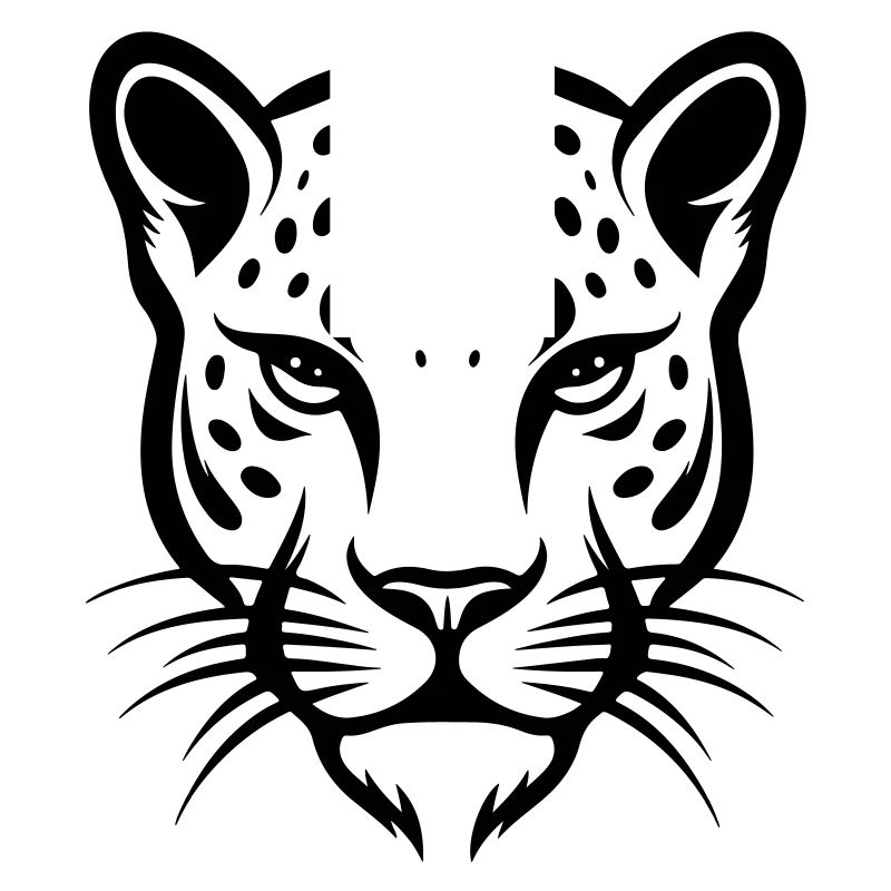 Tête de guépard