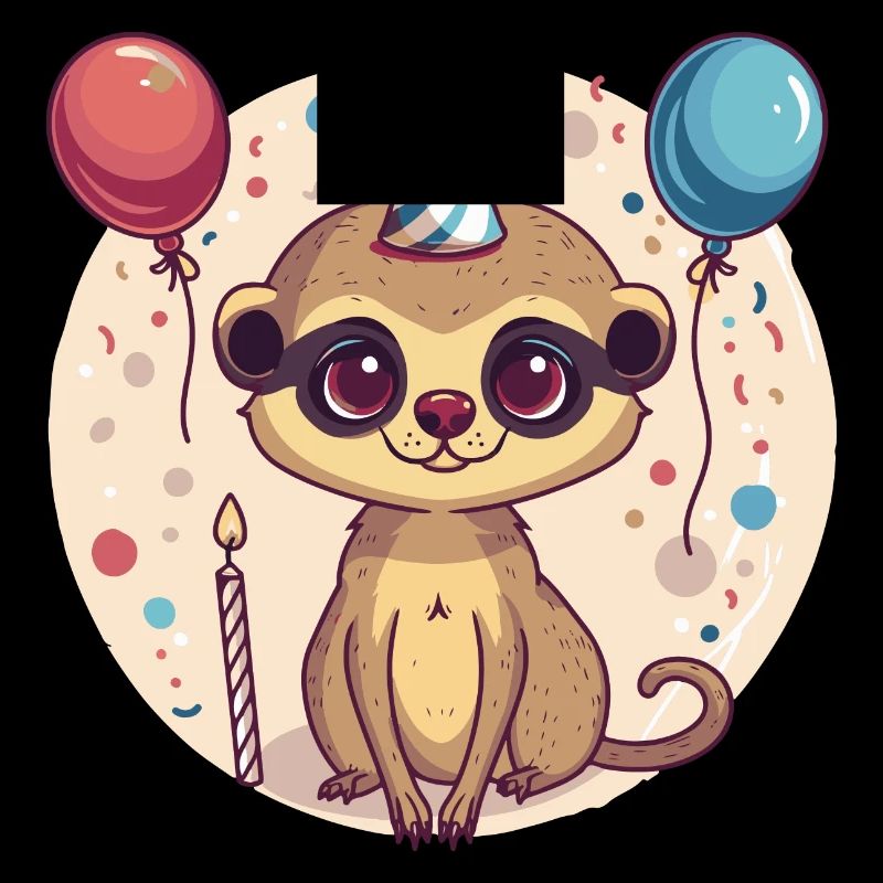 Suricate Anniversaire Bébé