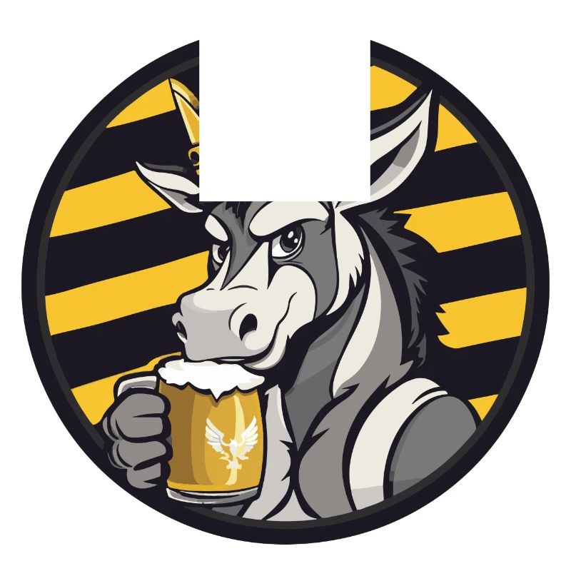 Bande dessinée de bière d’âne
