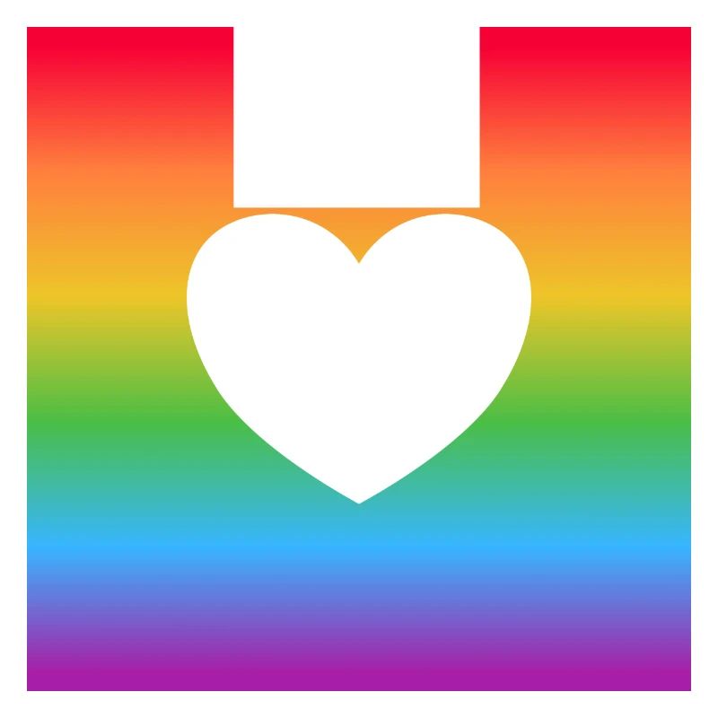 Rainbow heart