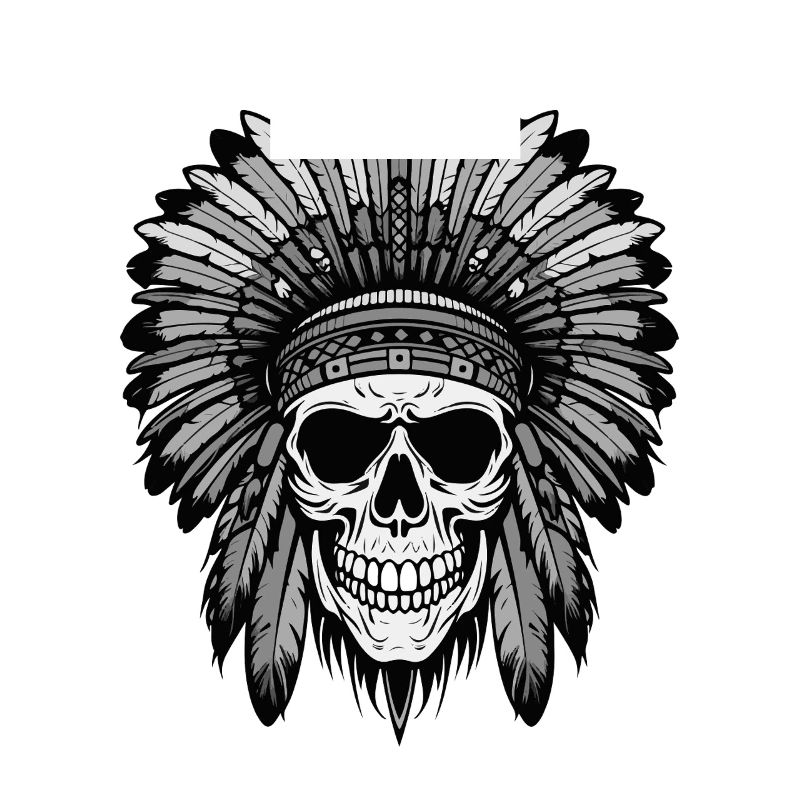 Crâne de chef indien Apache