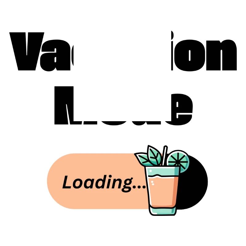 Vacation Mode On – Mai Tai with Loading Bar (Dark)