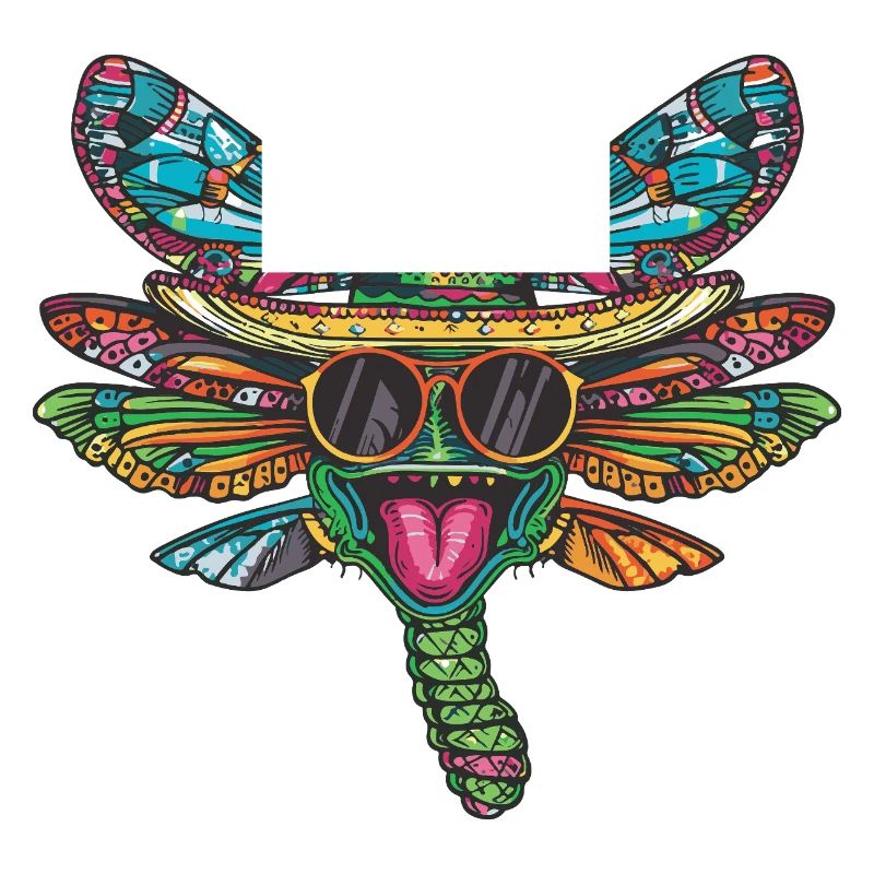 Libellule Drôle Sombrero