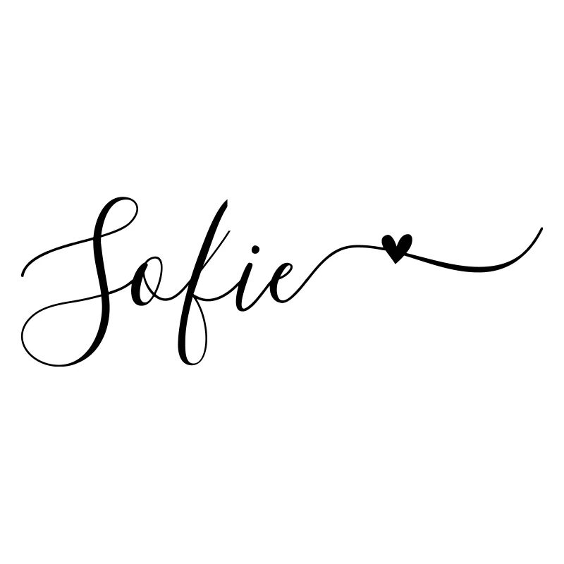 Sofie Name Vorname Dekorativ