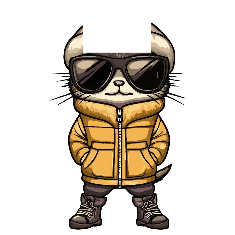 Erdmännchen Cool Comic