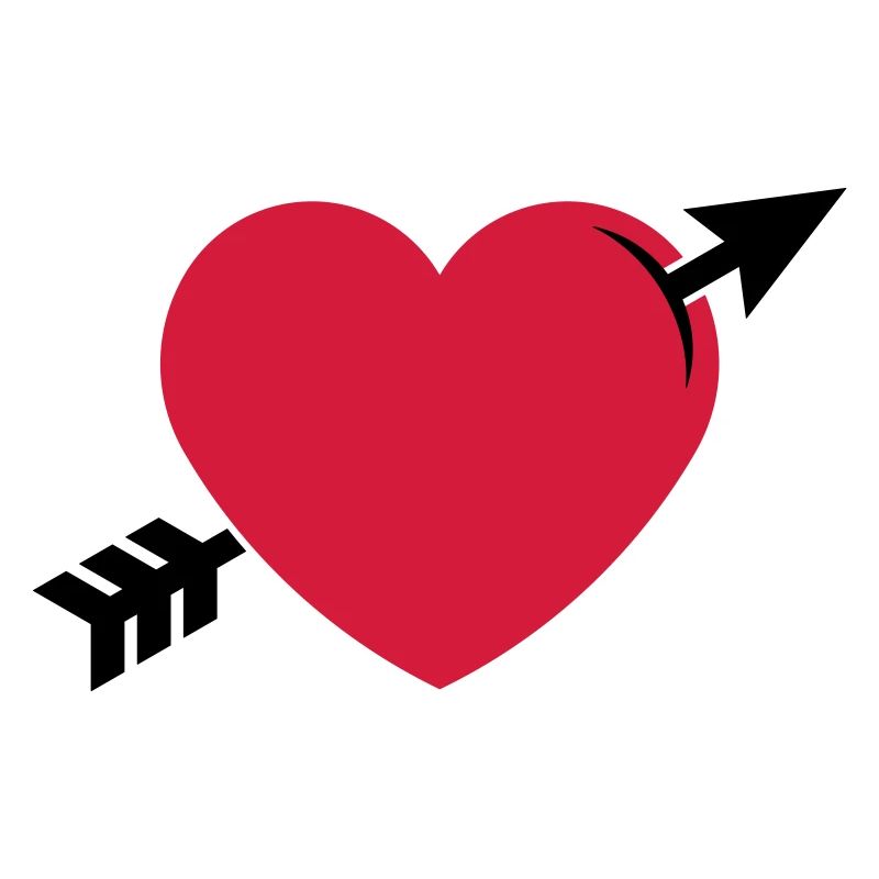 Herz Mit Liebespfeil (Verliebt / Valentinstag 2C)