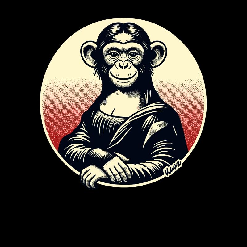 Mona-Affe – Verspieltes Affenmotiv