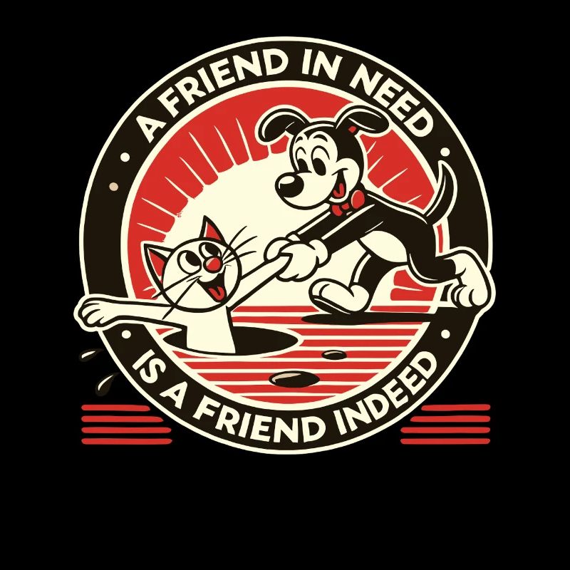 Aider, secourir et être amis – chien et chat