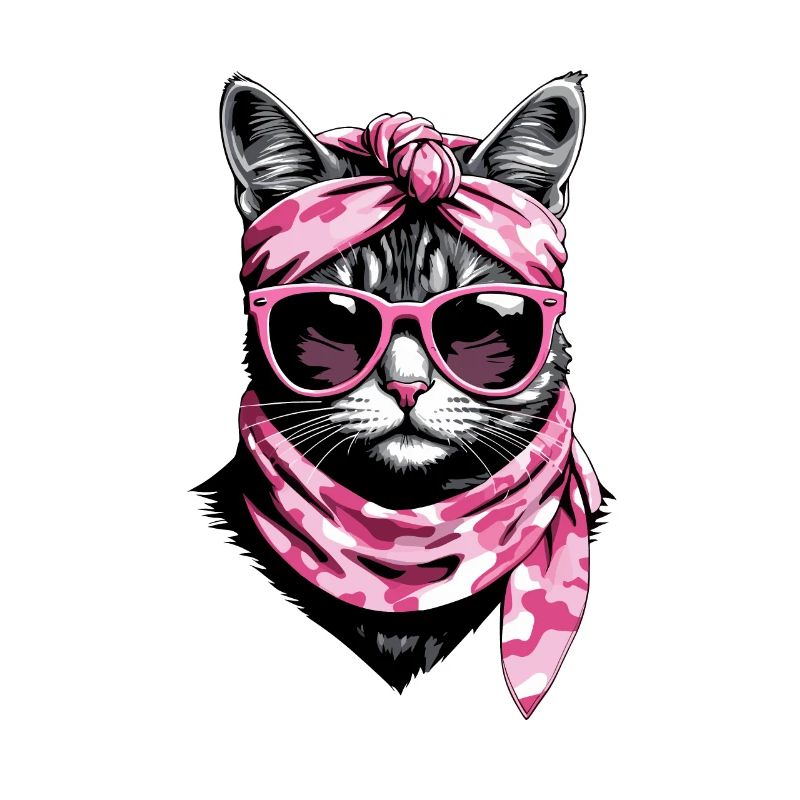Mignonne maman chat chat maman avec style