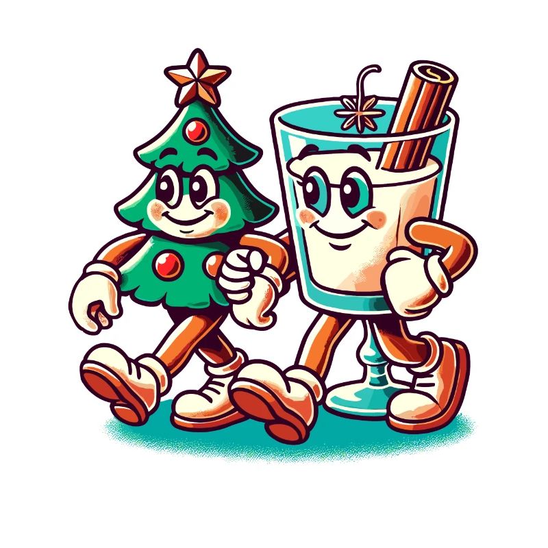 Joyeux Noël Style Rétro