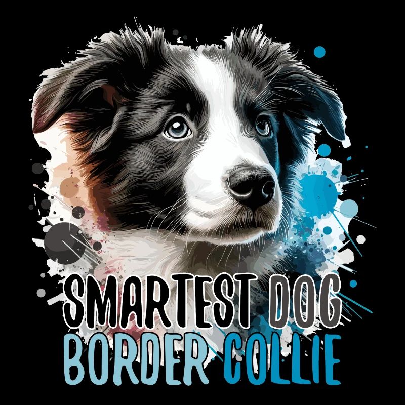 Border Collie chiot le plus intelligent chien cadeau