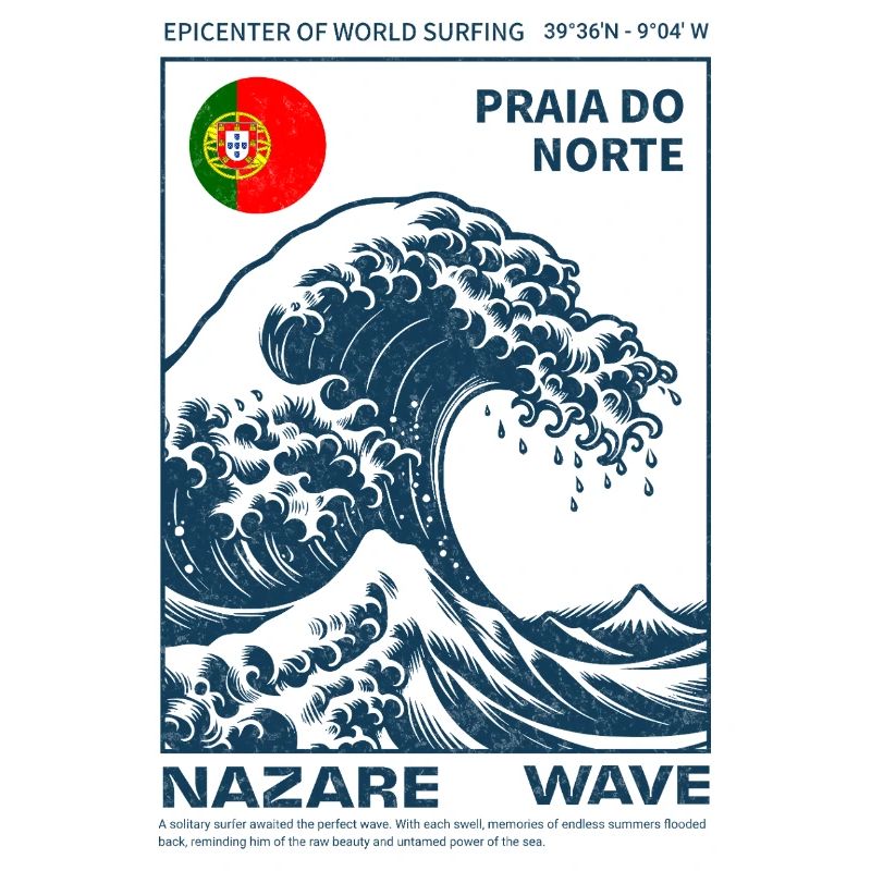 Nazaré Praia do Norte Wave