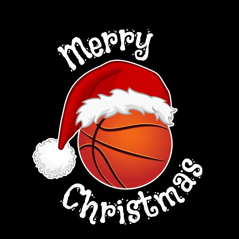 Conception de chemise / pull de Noël pour les fans de basket-ball