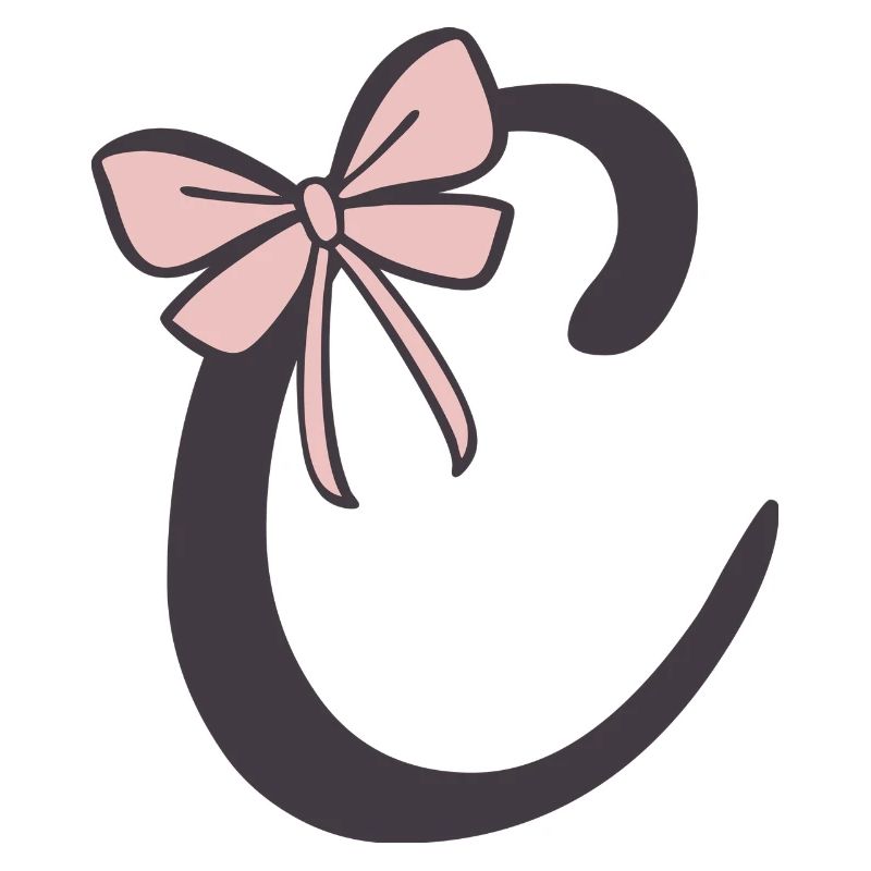 Anfangsbuchstabe C Schleifchen