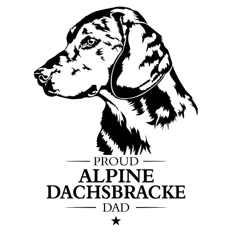 Proud Alpine Dachsbracke Dad Hunde Hund Wilsigns